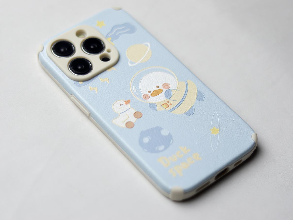 Space Duck Phone Case. - grip