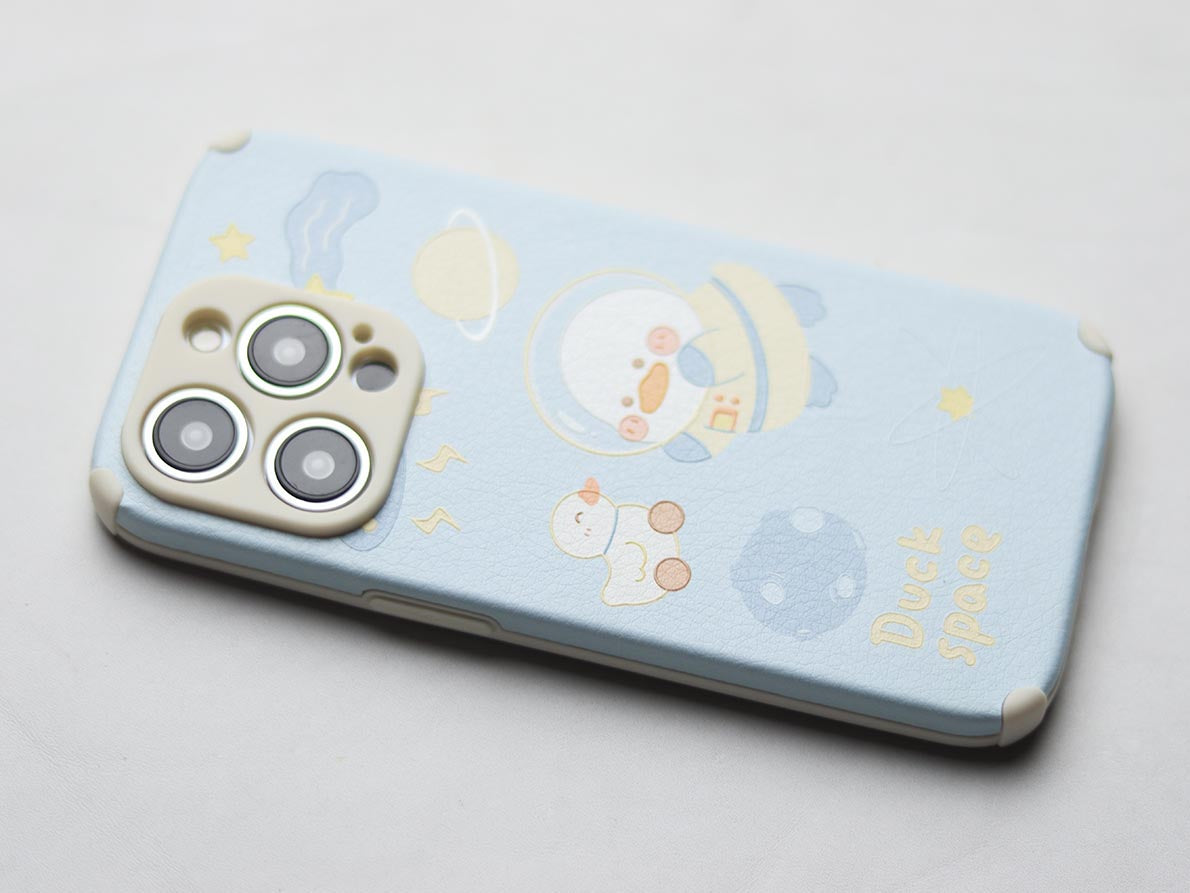 Space Duck Phone Case. - grip