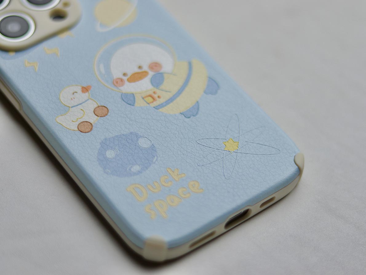 Space Duck Phone Case. - grip