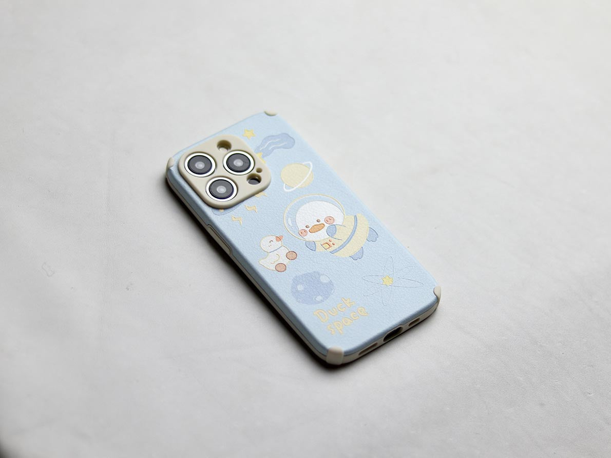 Space Duck Phone Case. - grip