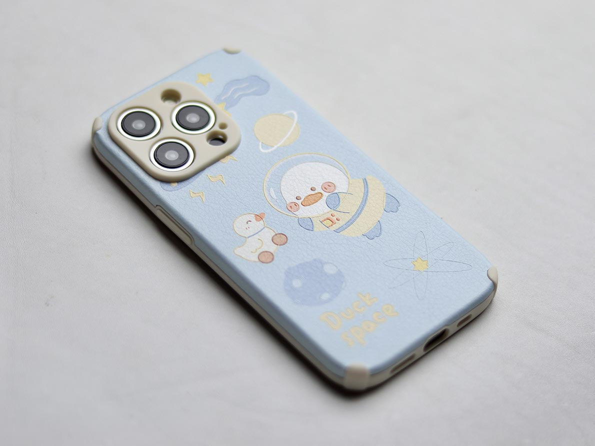 Space Duck Phone Case. - grip