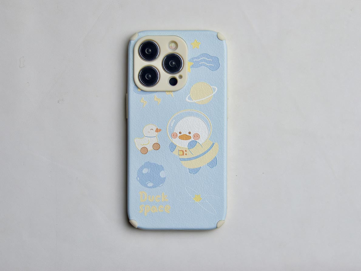 Space Duck Phone Case. - grip