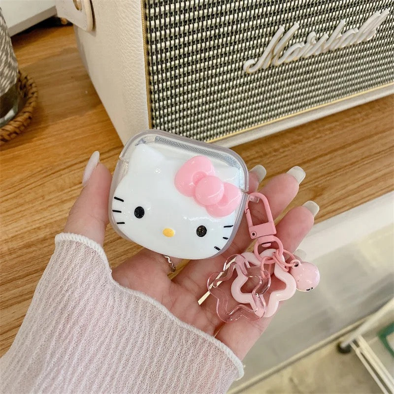 Hello Kitty Airpod Case With Keychain-GRIP