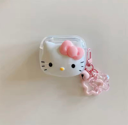 Hello Kitty Airpod Case With Keychain-GRIP