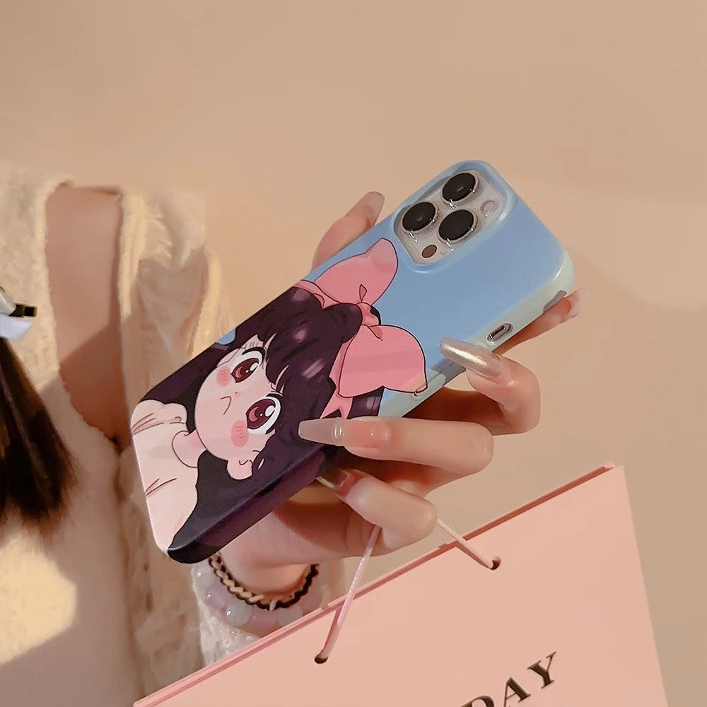 Angry Girl Phone Case- Grip