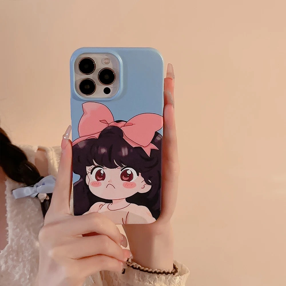 Angry Girl Phone Case- Grip