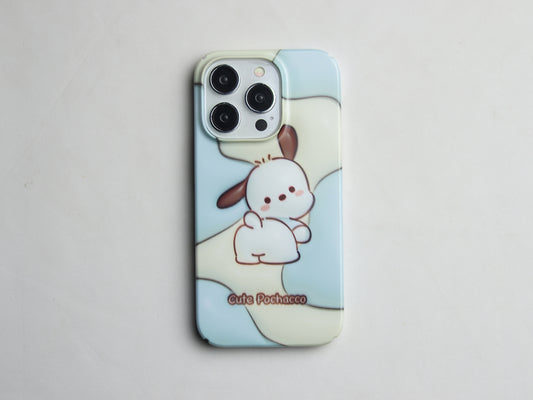 CARTOON BEAR HARD SHELL MATERIAL PHONE CASE. - grip