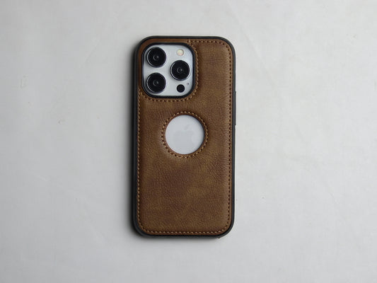 LEATHER PHONE CASE. - grip