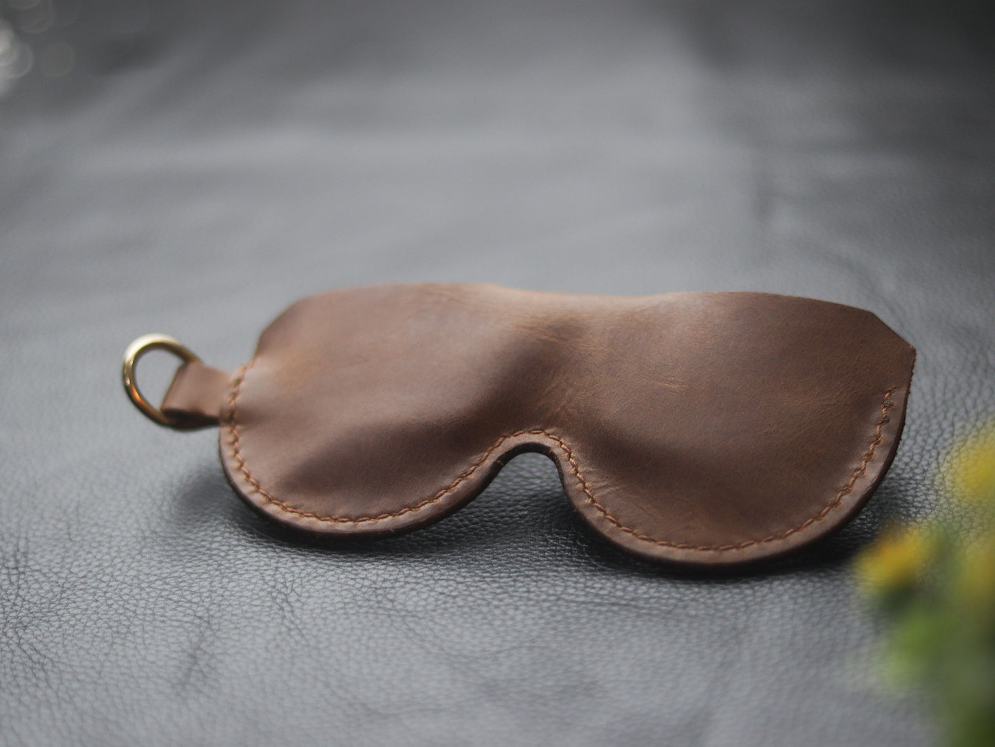 MINIMAL SUNGLASSES CASE  COFFEE BROWN 01