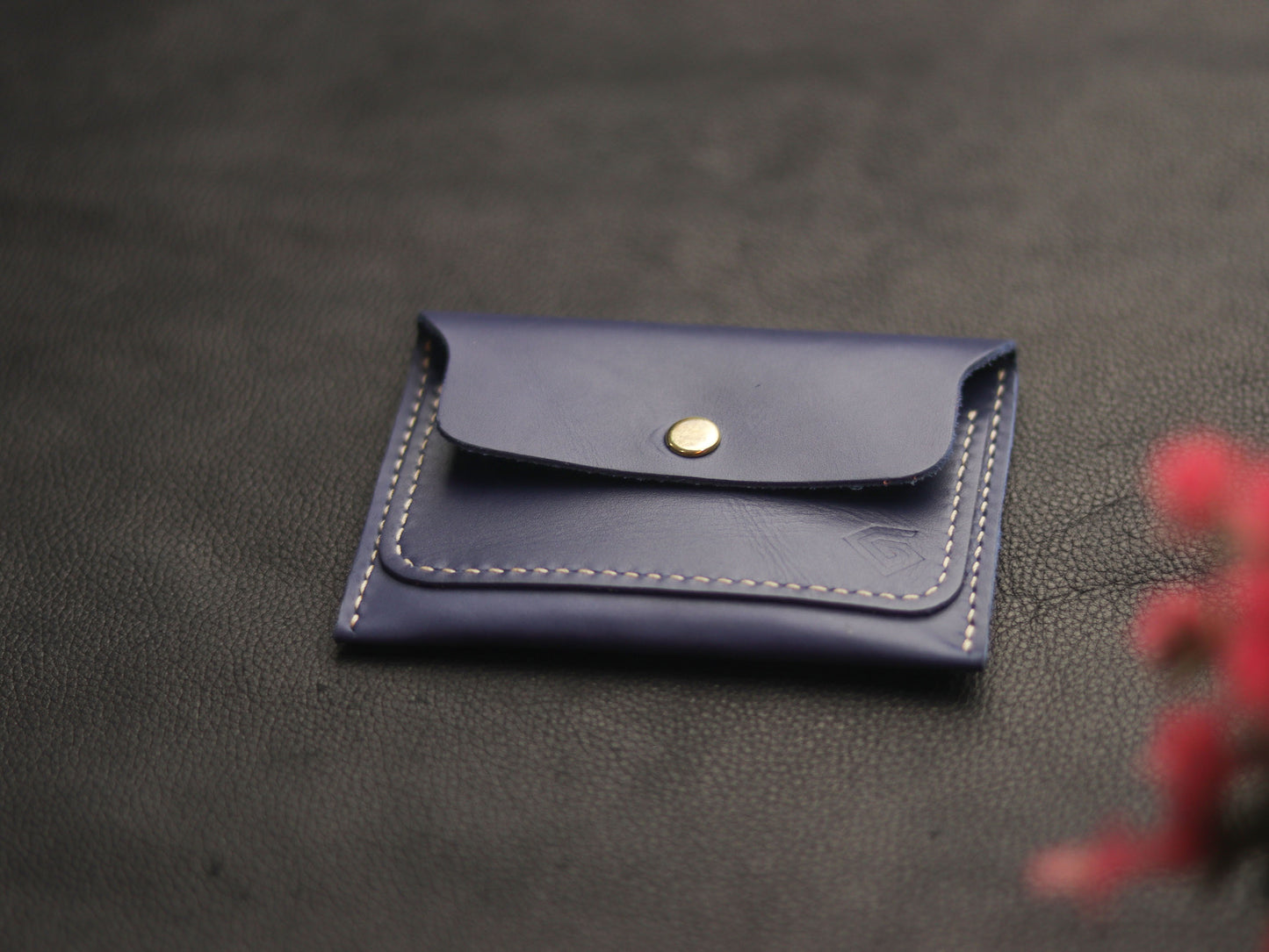 Men's Leather Wallet Blue