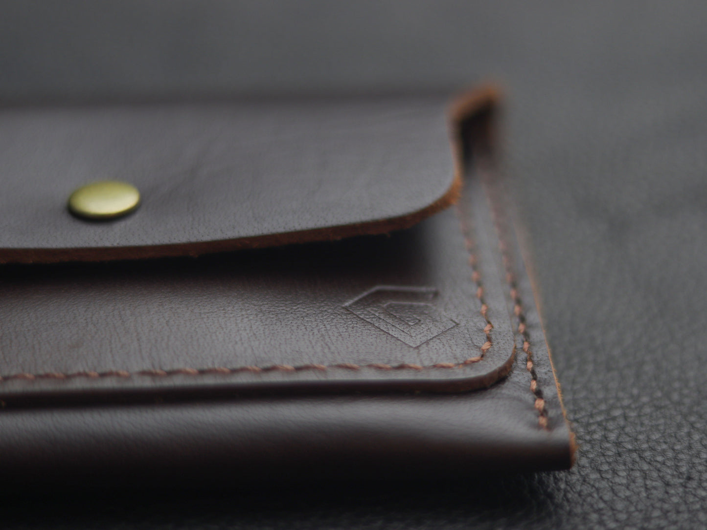 Men's Leather Wallet Dark Brown