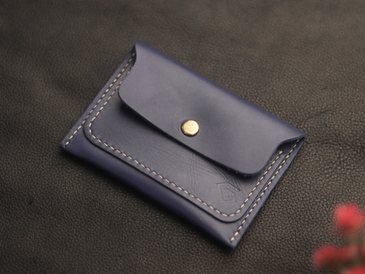 Men's Leather Wallet Blue