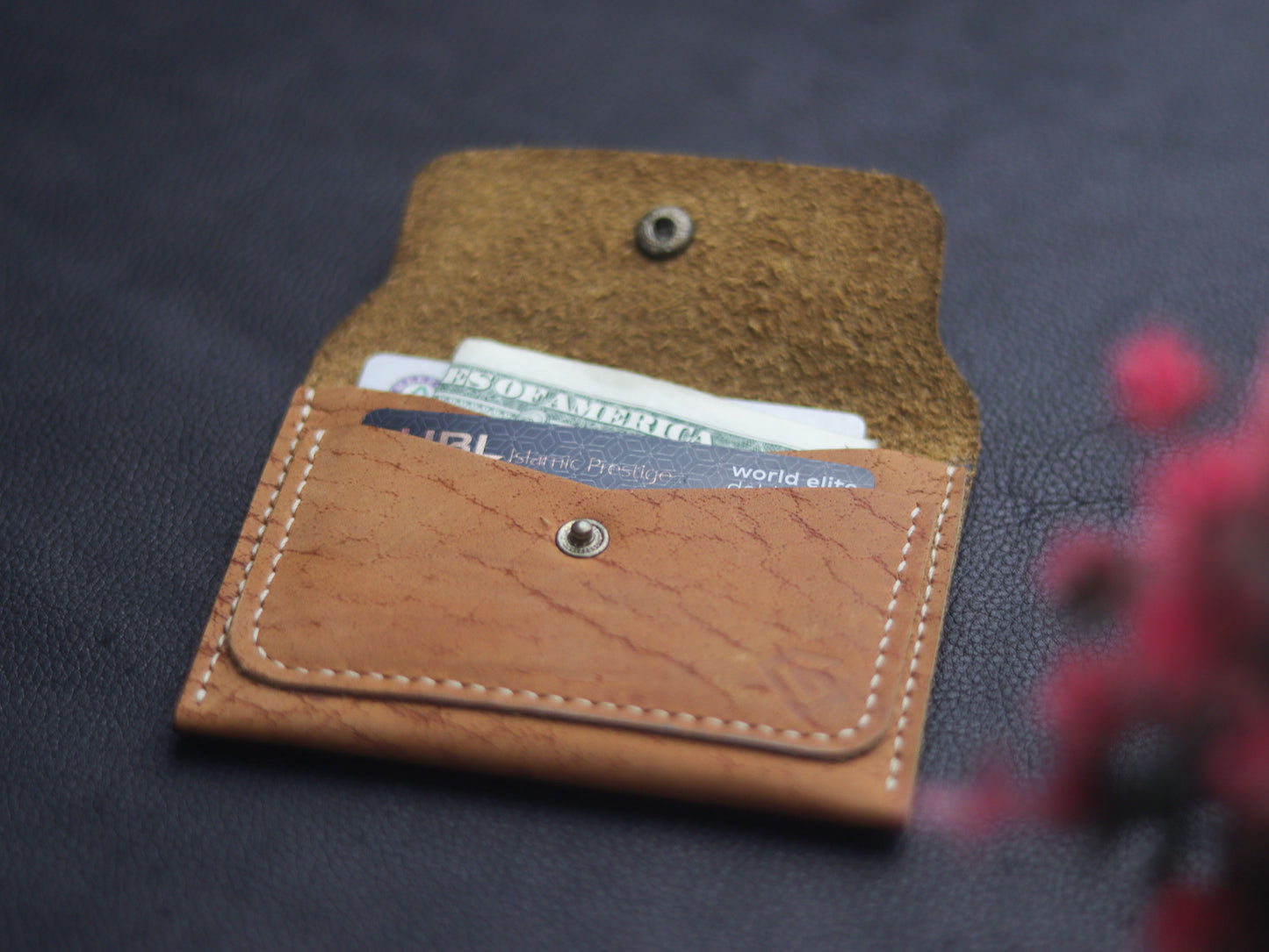 Men's Leather Wallet  Camel Rust