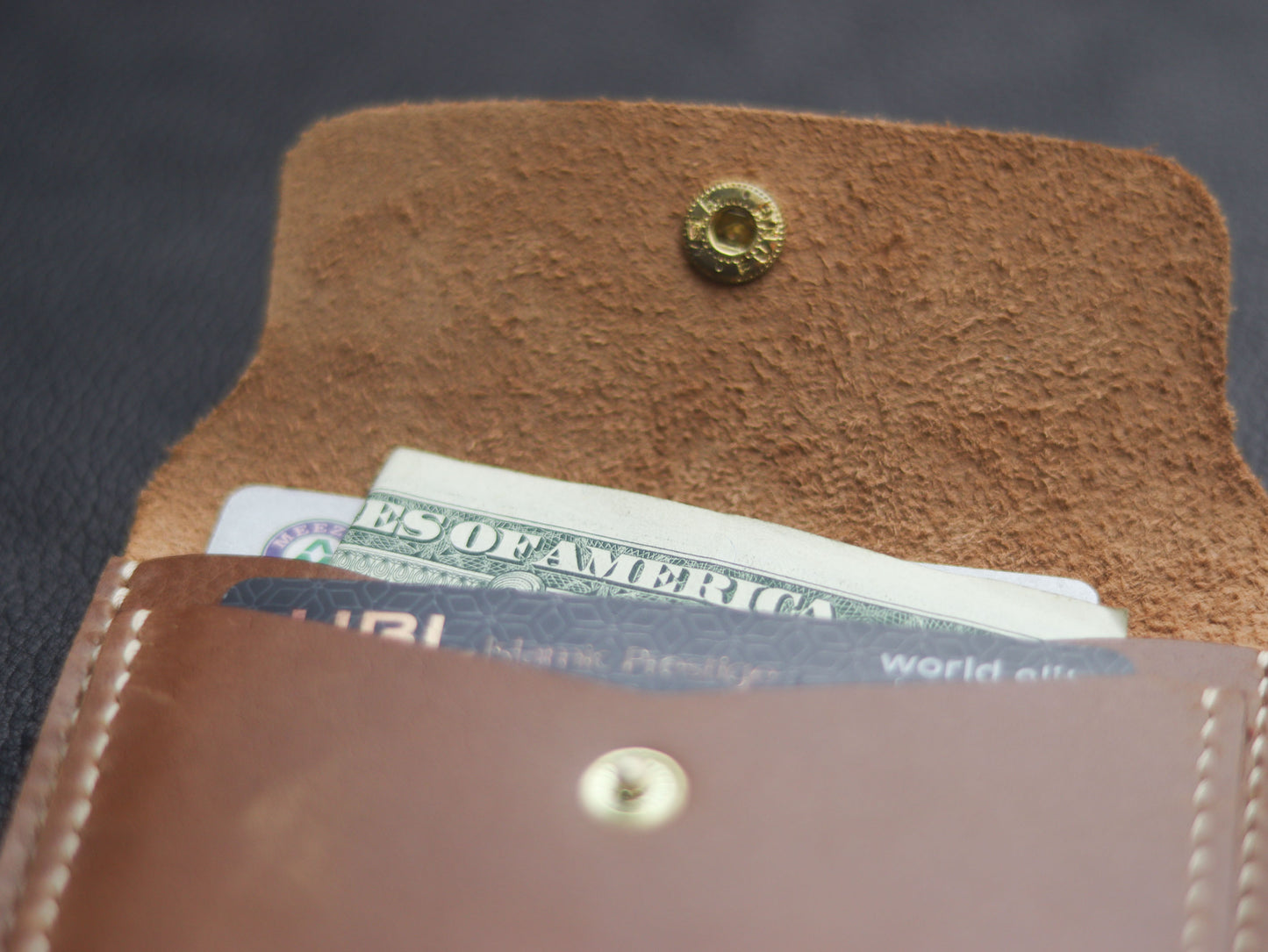 Men's Leather Wallet  Coffee Brown