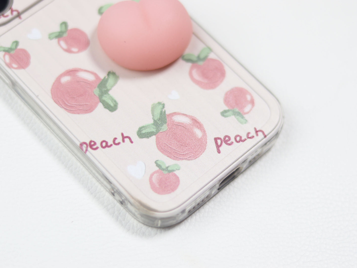 Peach Squishy Phone Case- Grip