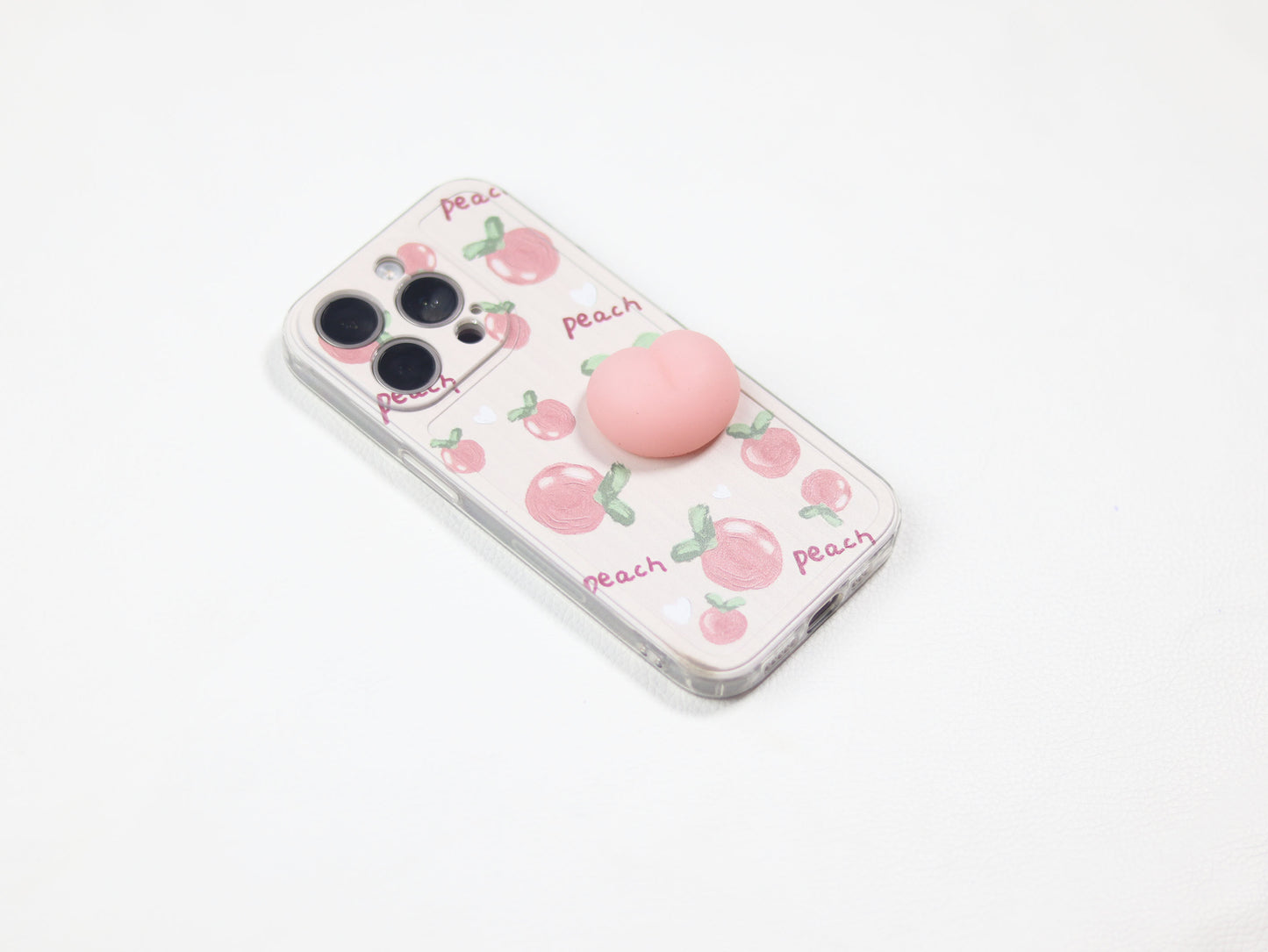 Peach Squishy Phone Case- Grip