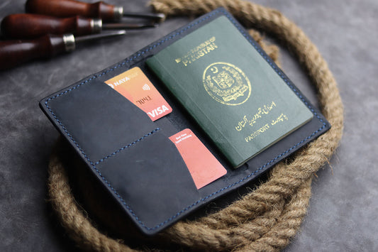 Passport Case-MIDNIGHT BLUE - grip