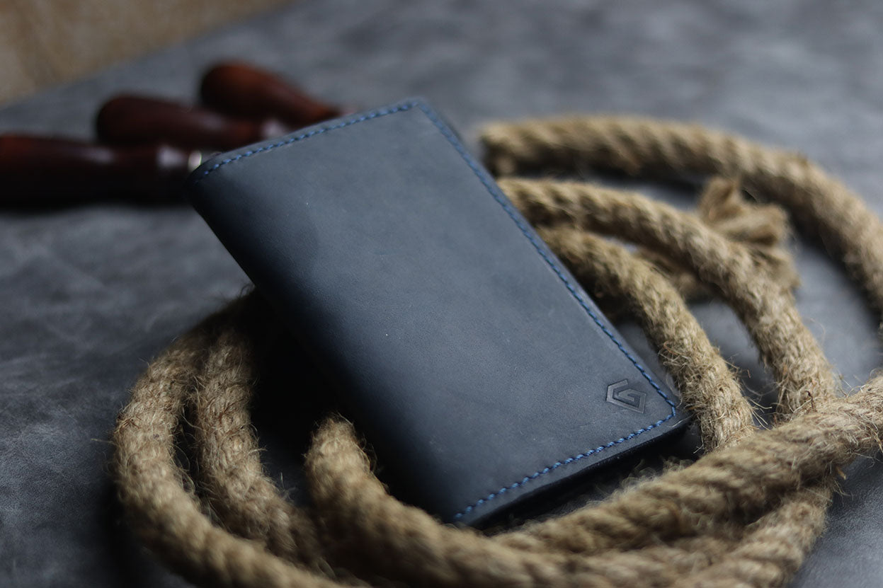 Passport Case-MIDNIGHT BLUE - grip