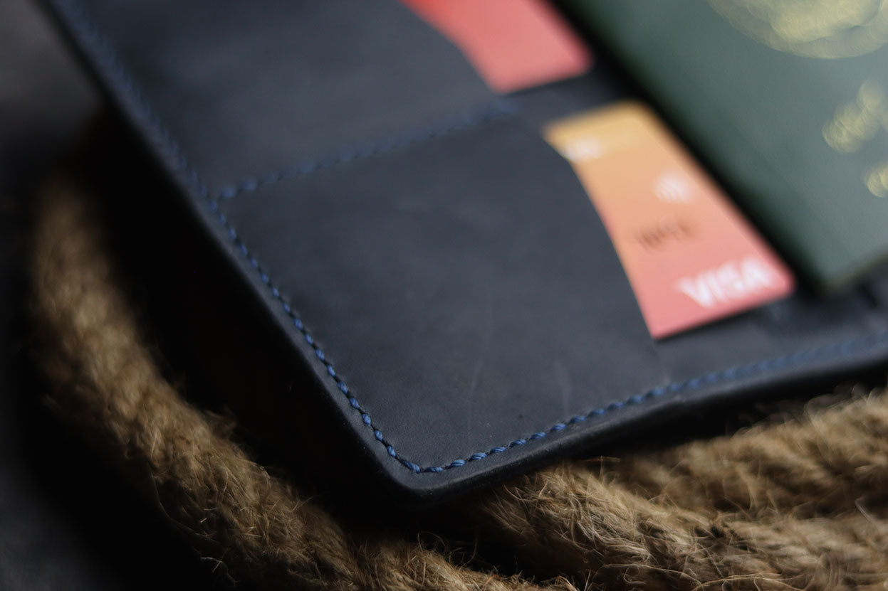 Passport Case-MIDNIGHT BLUE - grip