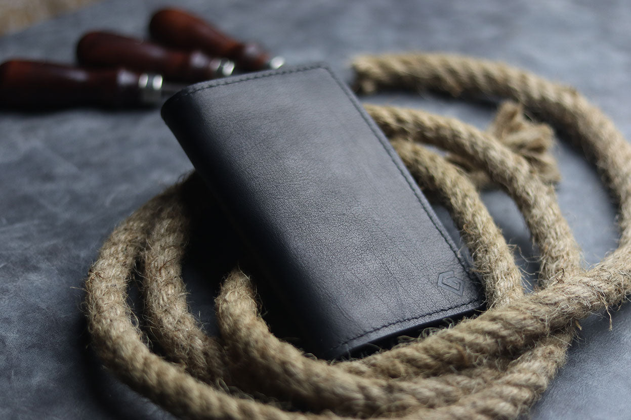 Passport Case-CHARCOAL BLACK - grip