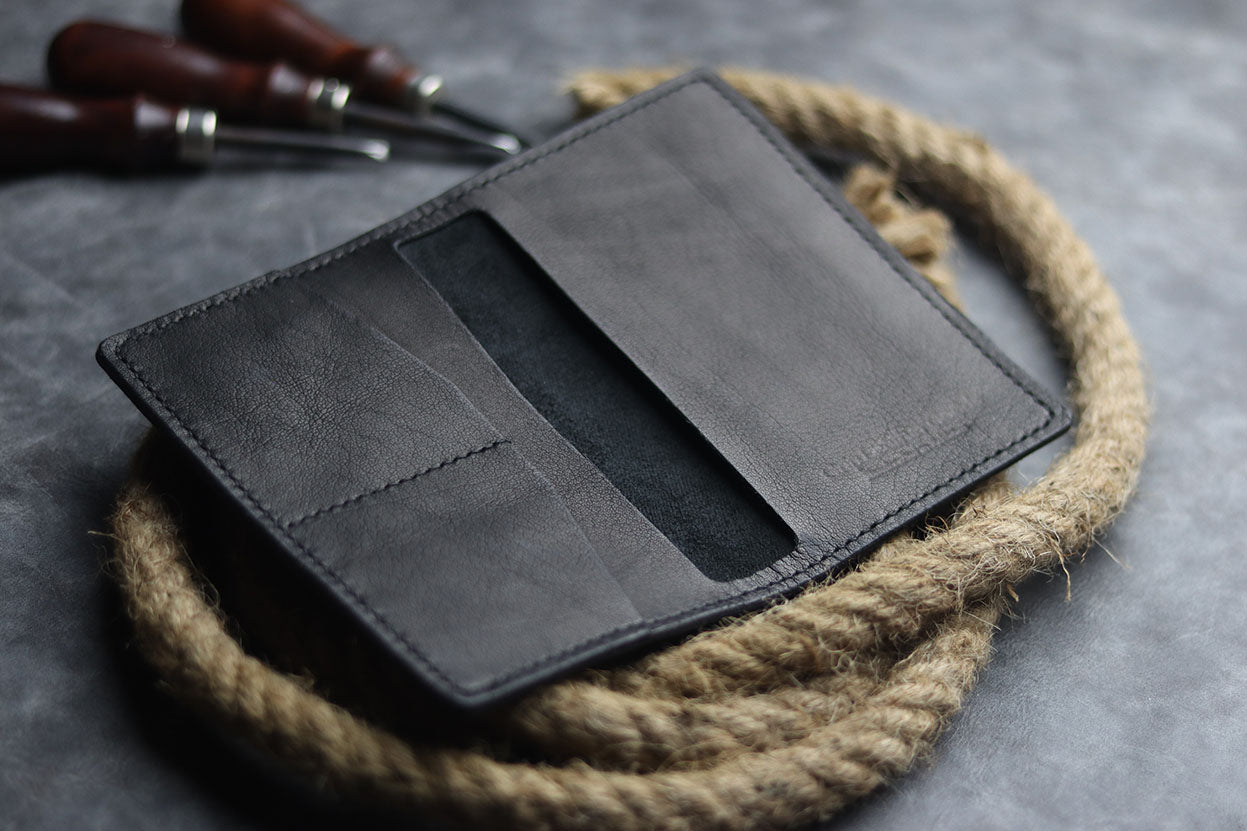 Passport Case-CHARCOAL BLACK - grip