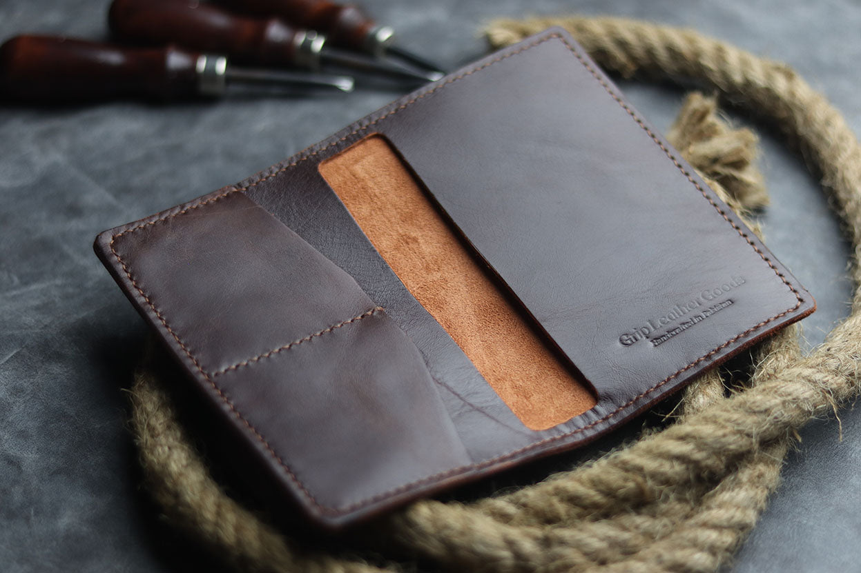 Passport Case-WALNUT HUSK - grip