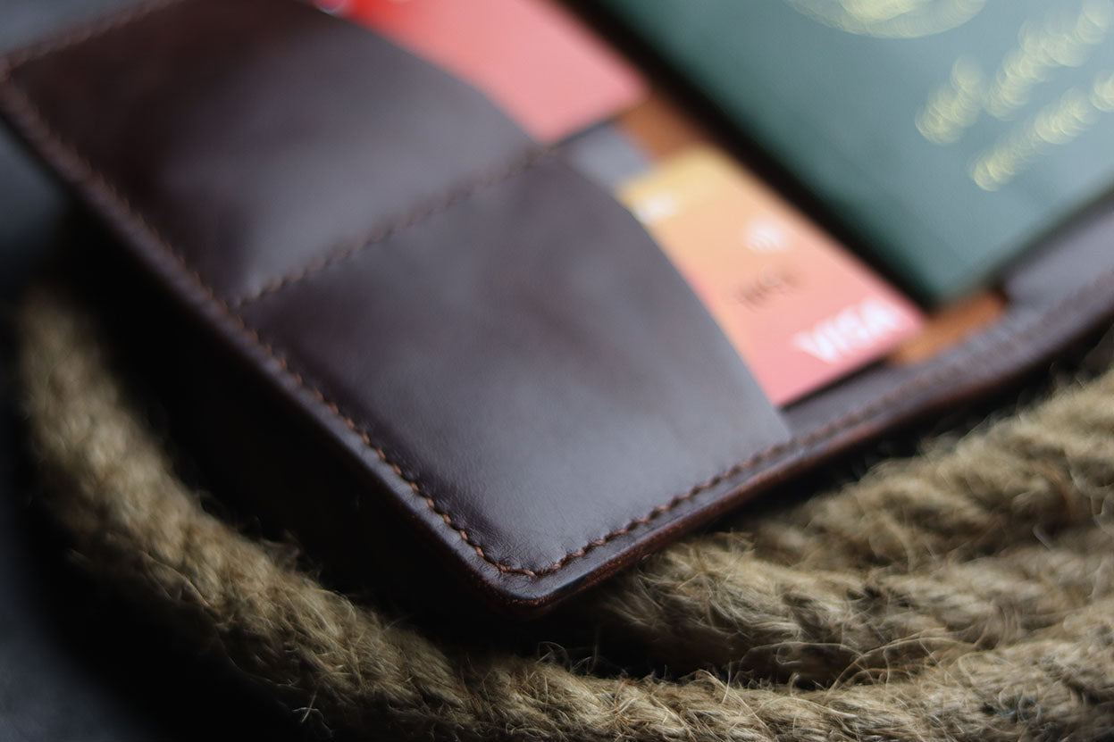 Passport Case-WALNUT HUSK - grip