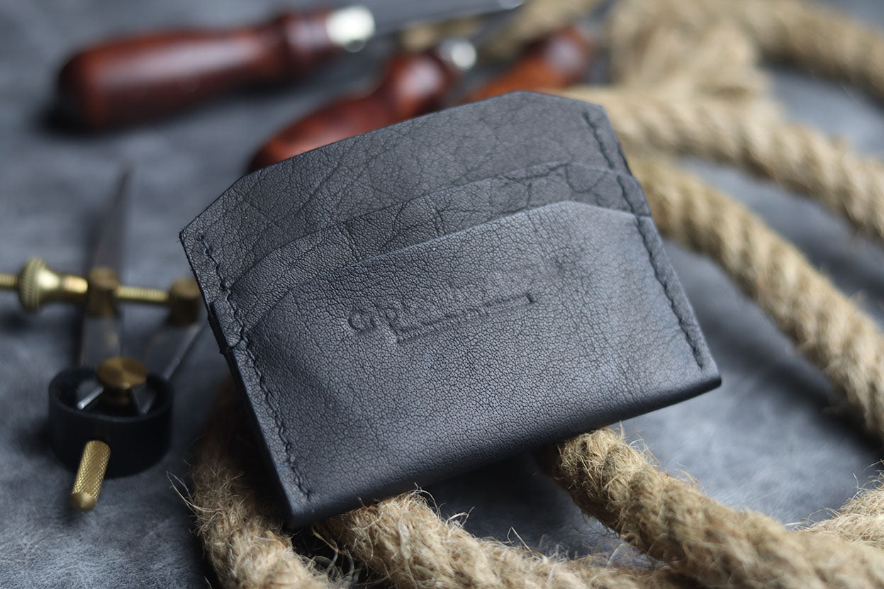 MW-01MINIMAL CARD HOLDER CHARCOAL BLACK - grip