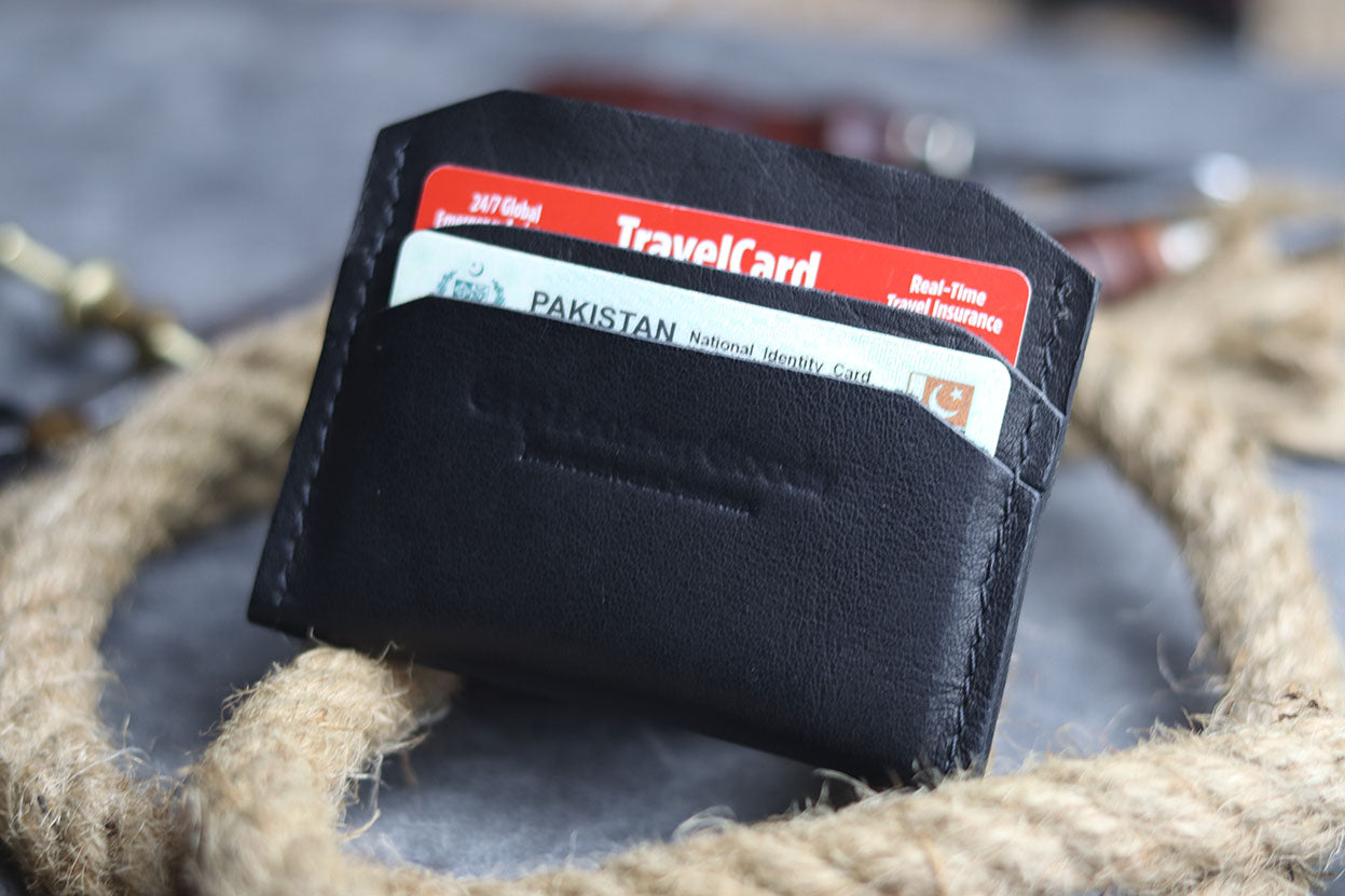 MW-01MINIMAL CARD HOLDER CHARCOAL BLACK - grip