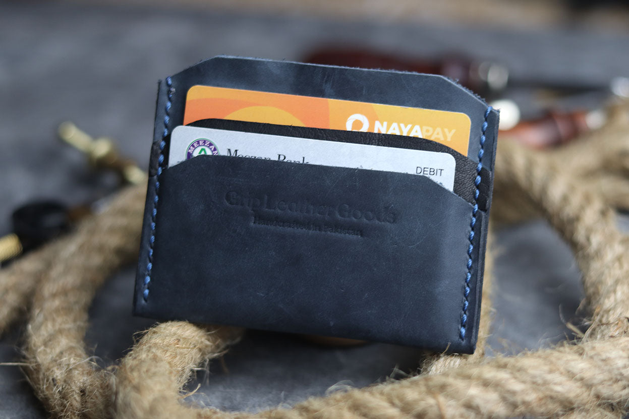 MW-01 MINIMAL CARD HOLDER NIDNIGHT BLUE - grip