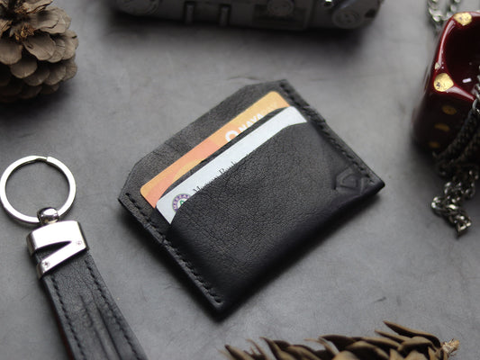 MW-01MINIMAL CARD HOLDER CHARCOAL BLACK - grip