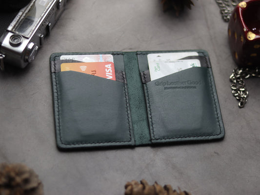 BCH-01 BI-FOLD CARD HOLDER - CARTLETON GREEN - grip