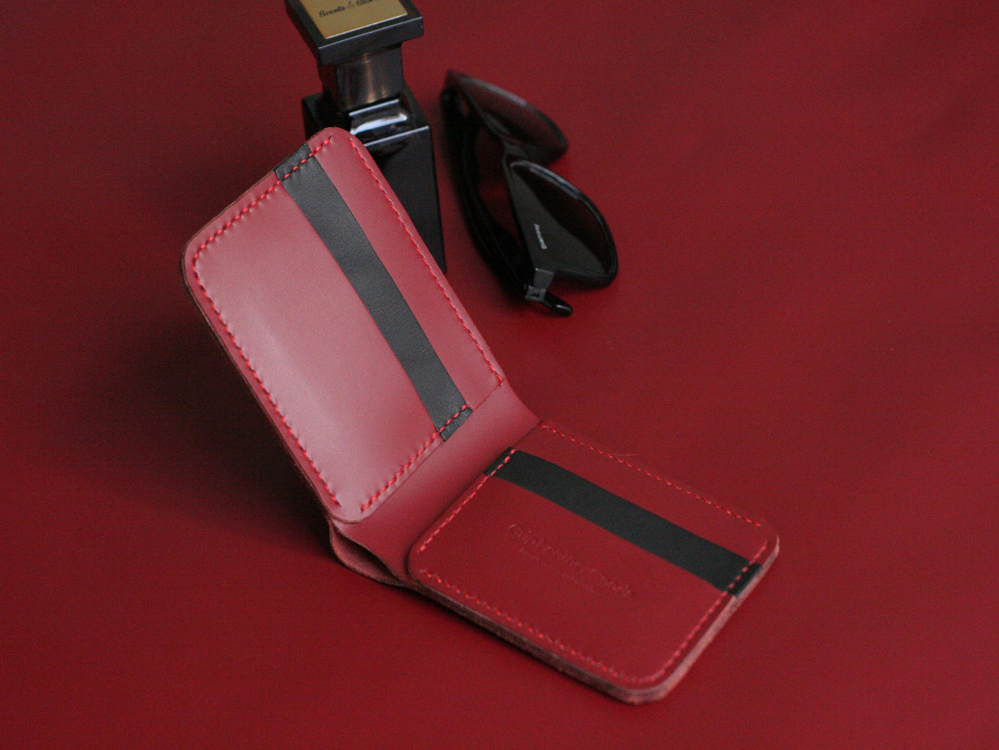 GROOM 2.0 LEATHER WALLET CRIMSON RED