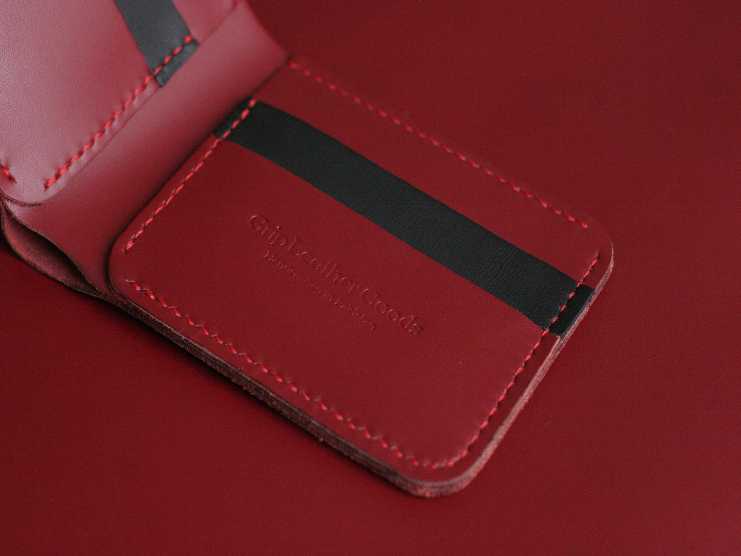 GROOM 2.0 LEATHER WALLET CRIMSON RED