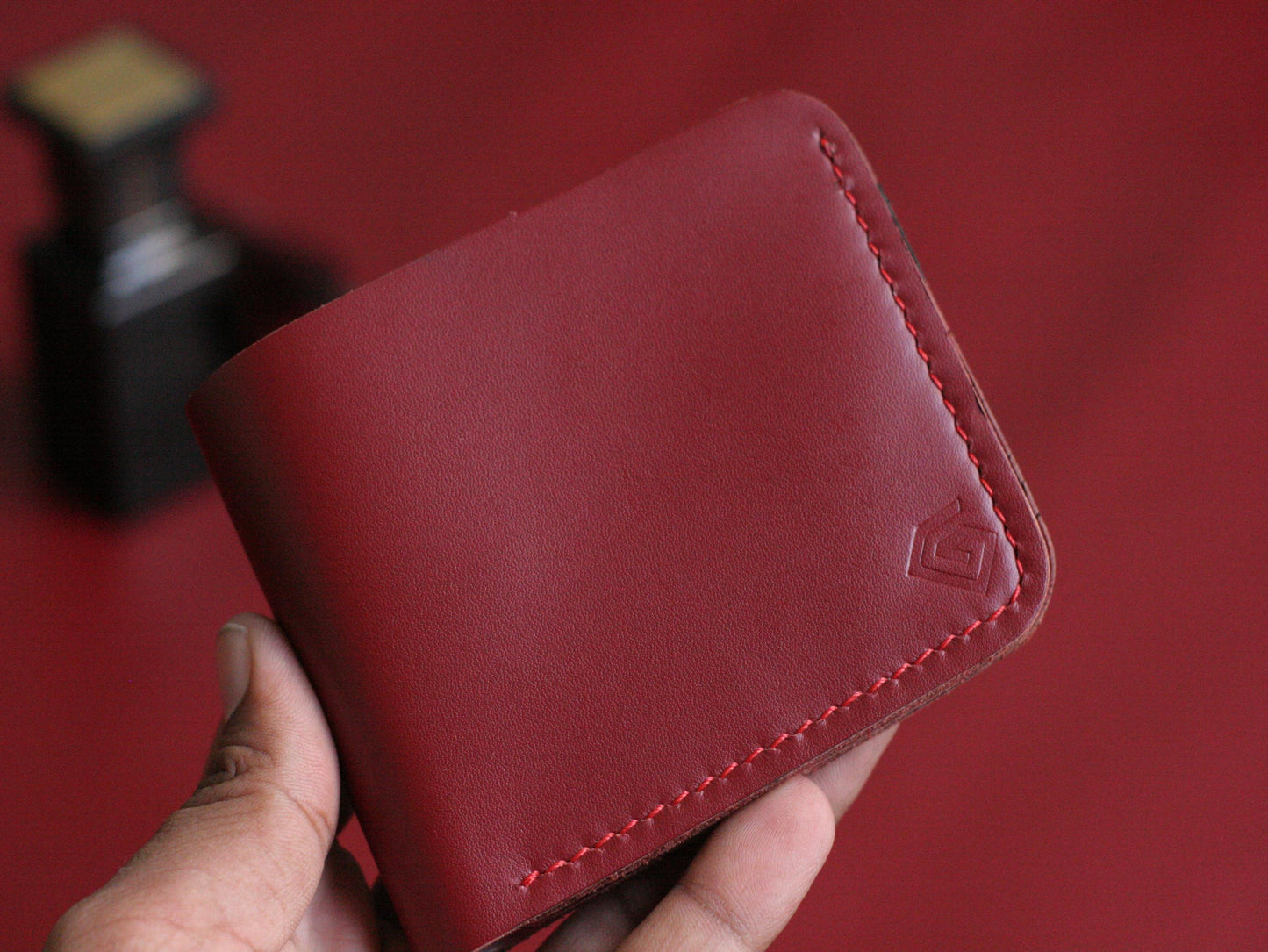 GROOM 2.0 LEATHER WALLET CRIMSON RED