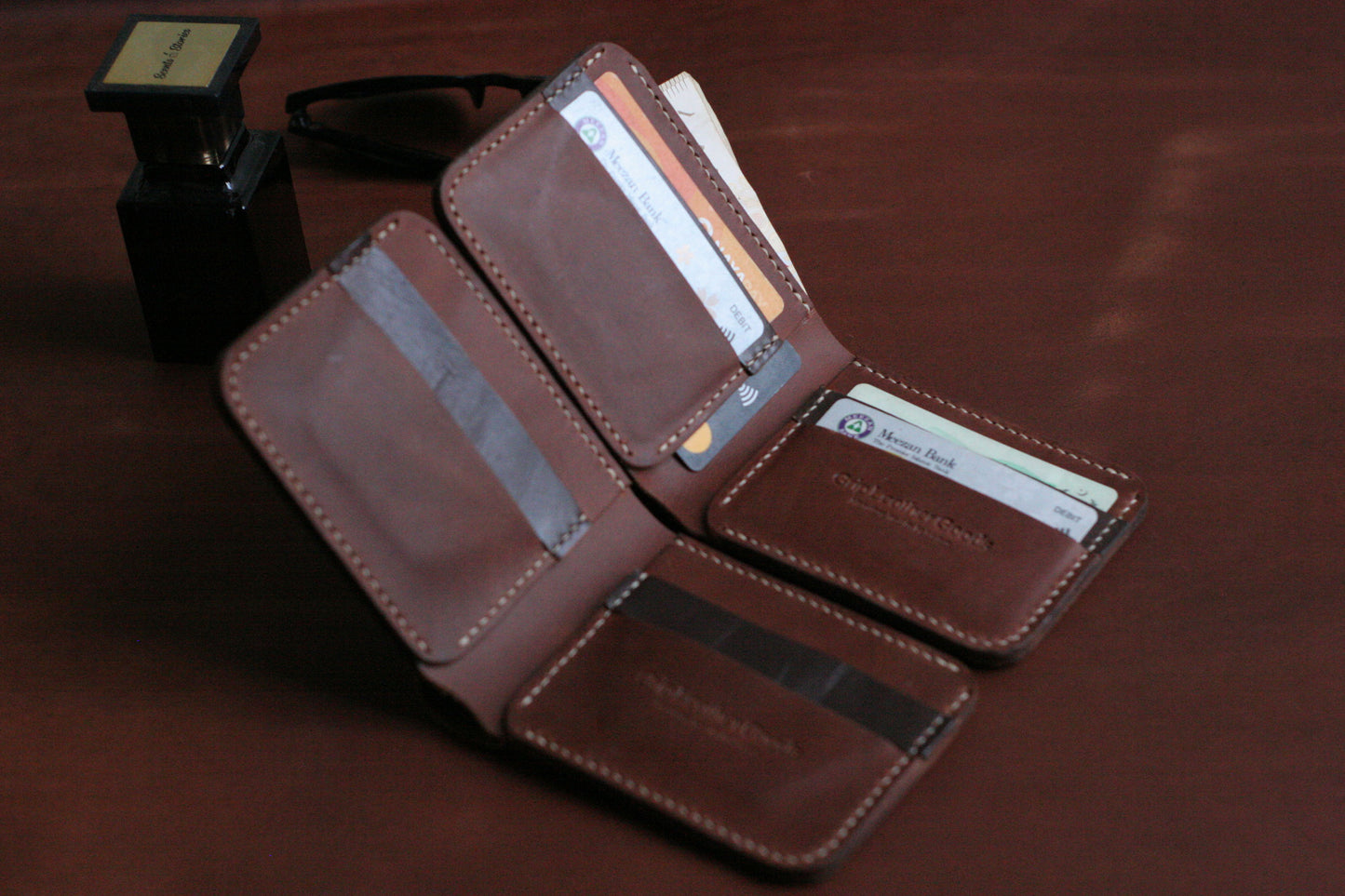 GROOM 2.0 LEATHER WALLET TAWNY  BROWN